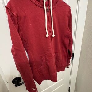 Mitchell & Ness Deep Maroon Women's Hoodie Large